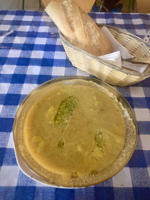 Delicious soup !  at Somos Lo Que Comemos in Tenerife