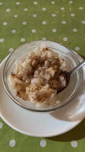 Arroz con leche (coco) y canela   at Somos Lo Que Comemos in Tenerife