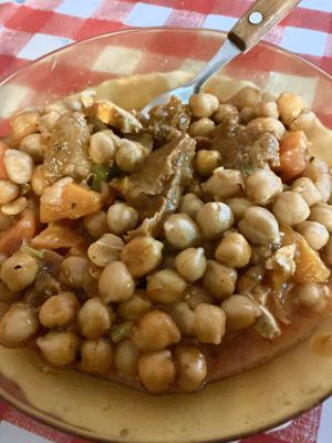 Chickpea, tofu and seitan stew  at Somos Lo Que Comemos in Tenerife
