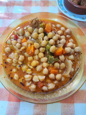 Chickpeas at Somos Lo Que Comemos in Tenerife