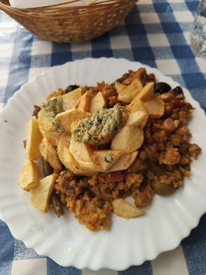Segundo plato del menú diario #Veganuary at Somos Lo Que Comemos in Tenerife