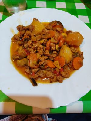 Estofado de seitán at Somos Lo Que Comemos in Tenerife