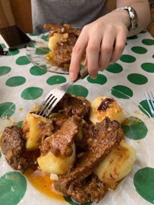 Seitan stew at Somos Lo Que Comemos in Tenerife