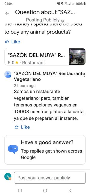 This is NOT a vegan restaurant. at Muya Vegan Cafe - Maybe closed in Trujillo