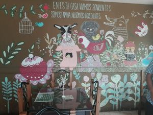 la salle de resto at Muya Vegan Cafe - Maybe closed in Trujillo