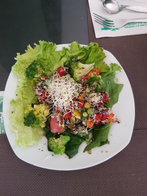 Starter quinoa salad at Muya Vegan Cafe - Maybe closed in Trujillo