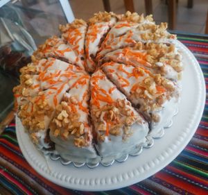 Carrot Vegan cake with cashew Frosting 💚 at Muya Vegan Cafe - Maybe closed in Trujillo