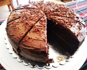 Chocolate cake! Vegan! 100% cacao organic!! at Muya Vegan Cafe - Maybe closed in Trujillo