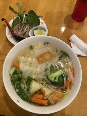 Pho 9 (vegetable broth)  at Xuan Saigon in Leesburg