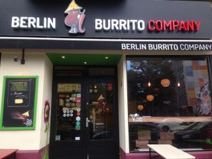 The front door at Berlin Burrito Company at the Schöneberg neighborhood location. at Berlin Burrito Company - Kastanienallee in Berlin