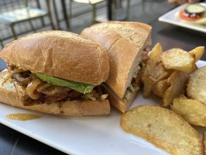VCC - Toolbox Tofu Sandwich - outstanding!   at Capitol Garage in Sacramento