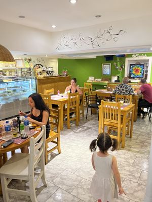 Indoor restaurant area  at RasLok in Buenos Aires