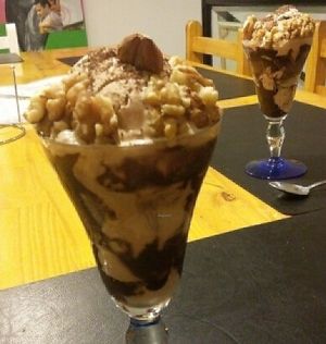 copa helada ";baileys";. Lo más rico del mundo  at RasLok in Buenos Aires