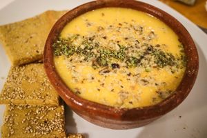 pumpkin soup at RasLok in Buenos Aires