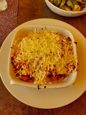 Vegan Polenta Lasagna at Cuuk in Judendorf-strassengel