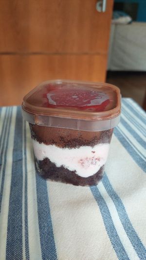 Bolo de morango at Dona Augusta in Sao Paulo