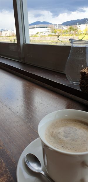 In 2019 I visited this beautiful place. Had a curry wirh shiitake and nut mocca. Bice view and nice soulfood. Thank you! at Veg Out in Kyoto