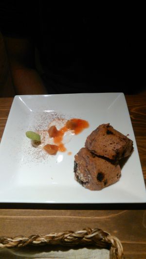 Warm muffin at Veg Out in Kyoto