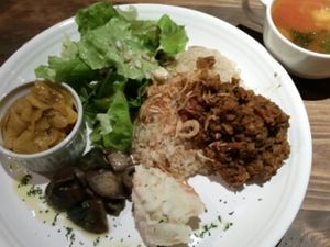 curry set at Veg Out in Kyoto