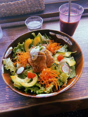 Buddha Salad  at Veg Out in Kyoto
