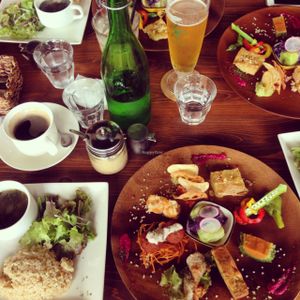 obanzai plate  at Veg Out in Kyoto