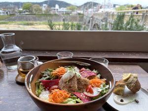 Buddha Bowl Mini-Cake Set (vegan soup)  at Veg Out in Kyoto