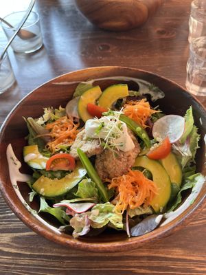 Buddha bowl  at Veg Out in Kyoto