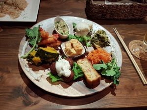 set of some kind, cant remember the name :( at Veg Out in Kyoto