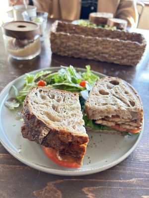 Tempeh BLT  at Veg Out in Kyoto