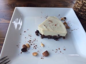 cheesecake at Veg Out in Kyoto