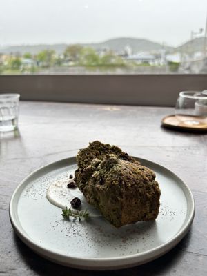 Matcha Muffin  at Veg Out in Kyoto