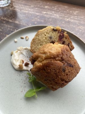 Cranberry and chocolate muffin   at Veg Out in Kyoto