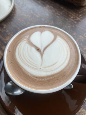Hot chocolate   at Veg Out in Kyoto