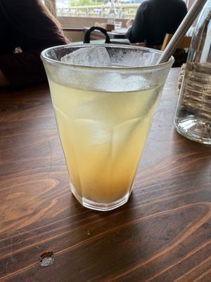 Homemade ginger ale  at Veg Out in Kyoto