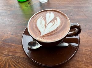 Hot chocolate perfection!  at Veg Out in Kyoto