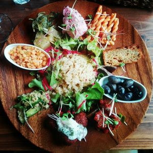 Very colourful plate!  at Veg Out in Kyoto