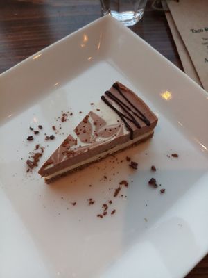 Raw vegan cake at Veg Out in Kyoto