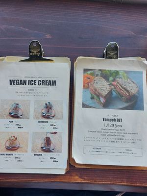 Ice cream at Veg Out in Kyoto