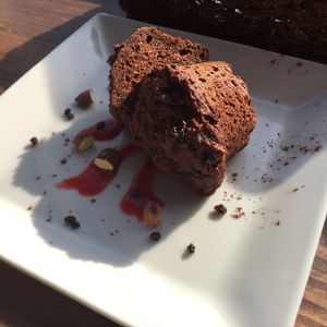 Vegan muffin (chocolate) at Veg Out in Kyoto