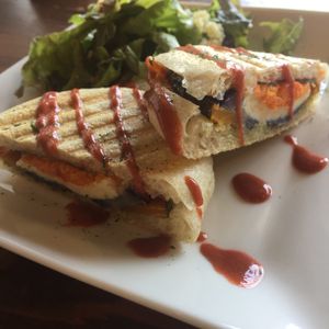 Yummy panini~ at Veg Out in Kyoto