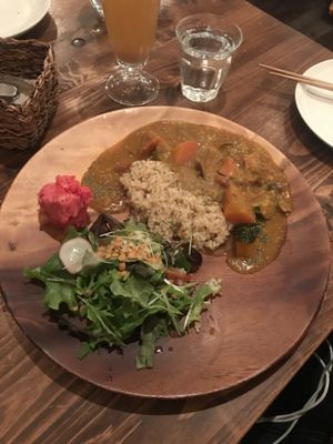 Curry at Veg Out in Kyoto