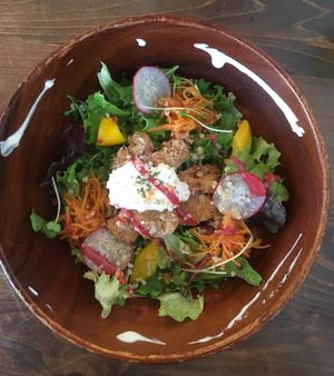 Buddha bowl at Veg Out in Kyoto