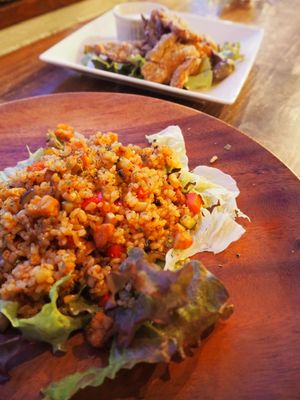 Balinese rice at Veg Out in Kyoto