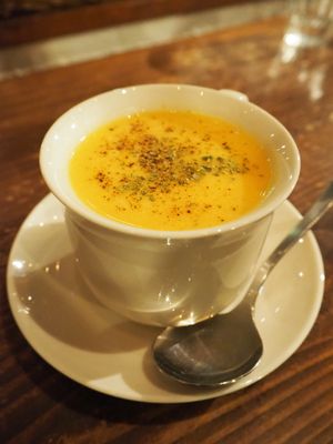 Soup at Veg Out in Kyoto