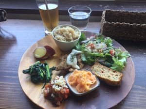 Banzai dish I think it’s called  at Veg Out in Kyoto