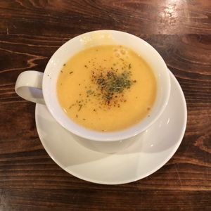 Vegetable Soup at Veg Out in Kyoto