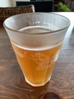 Oolong kombucha at Veg Out in Kyoto