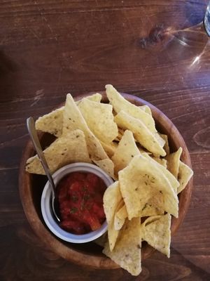 Mexican salsa at Veg Out in Kyoto