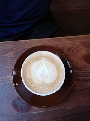 Bonsoy latte at Veg Out in Kyoto