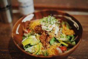 Buddha bowl ❤️❤️❤️😋 at Veg Out in Kyoto